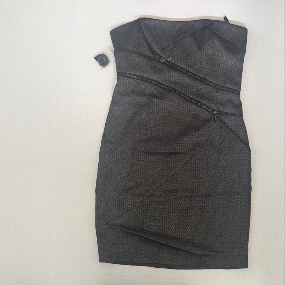 bebe Black Strapless/ straps dress